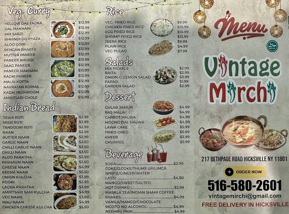 Vintage Mirchi Menu image 4